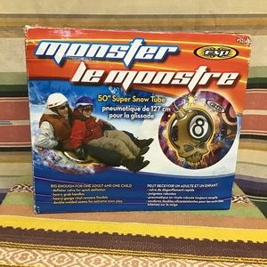 ESP 50" Le Monstre Two-Rider Inflatable Snow Tube Water Tube 52148 New